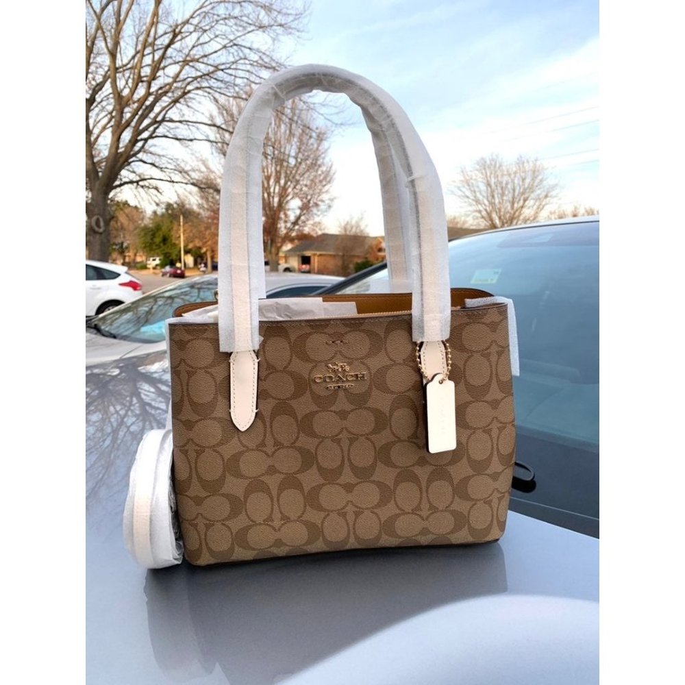 Coach Mini Avenue Carryall In Signature
